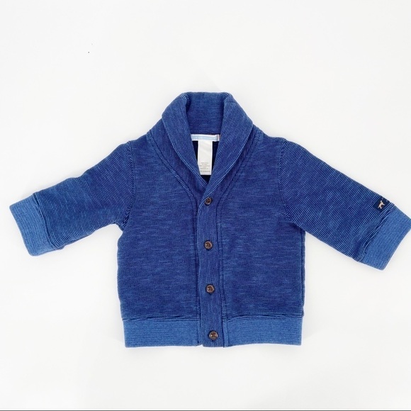 Janie & Jack 100% Cotton Cardigan 6 to 12 Months - Picture 1 of 6